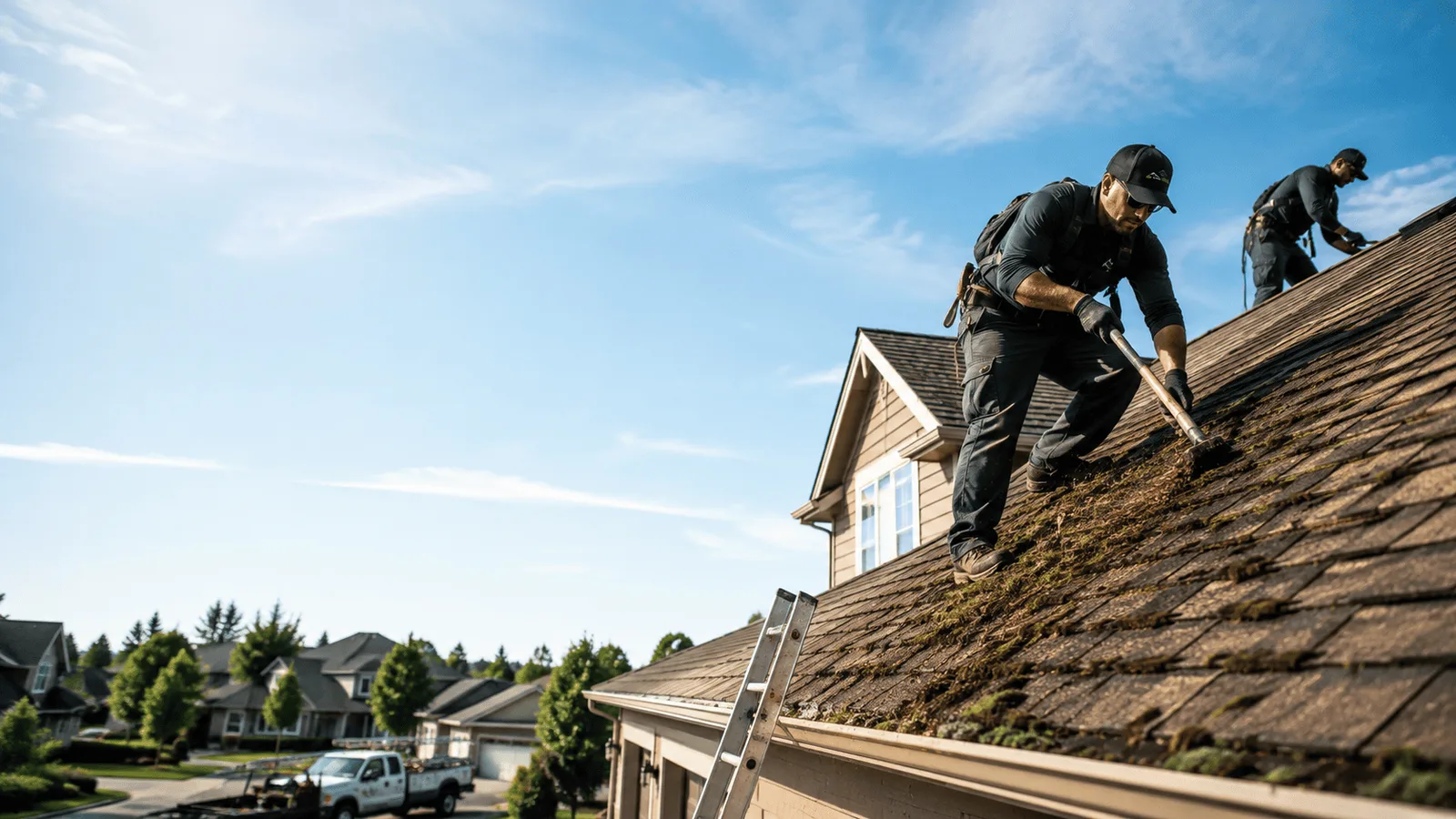 Roof Moss Removal in Rotan, TX near me